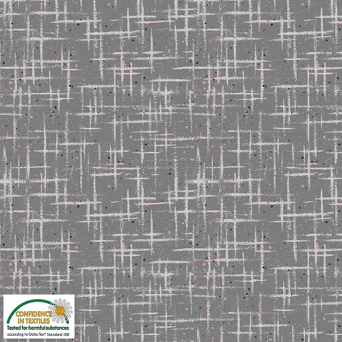 Tissu patchwork gris - Tons sur Tons - Basic Hannah