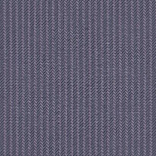 Tissu Makower Trinkets Zig Zag Stripe parme - rayures