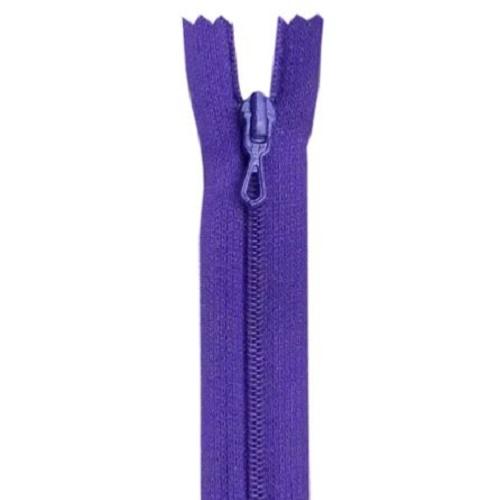 fermeture éclair non séparable myrtille 30cm