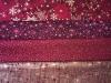 Tissus Patchwork de Noël Rouge – Lot de 4 coupons Stof Petit Cristal 