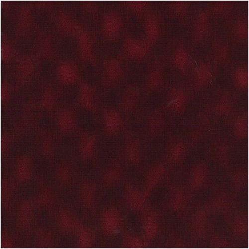 Tissu patchwork Stof - Collection Kyoto -Vagues sur fond Bordeaux