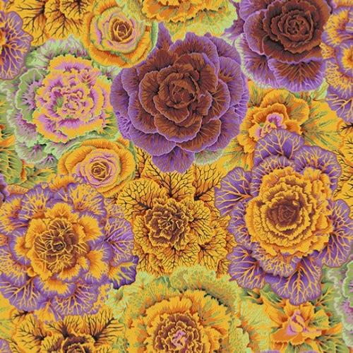 Tissu Patchwork Kaffe Fassett  - Brassica - PJ051 Orange