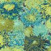 Tissu Kaffe Fassett - Japonese Chrysantemes - PJ041 Fores