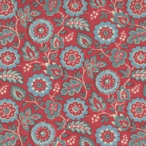  Tissu Moda French General La Vie Boheme - Roma Floral French Red