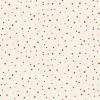 Tissu patchwork Makower - Petites étoiles Rouges et Or - Scandi