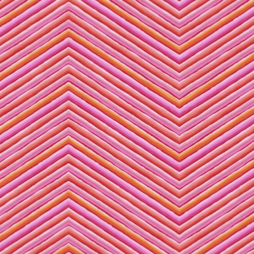 Tissu Kaffe Fassett - Chevrons Stripe - GP090 - Pink