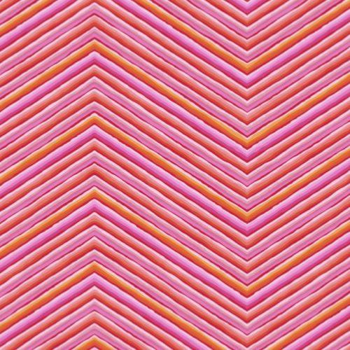 Tissu Kaffe Fassett - Chevrons Stripe - GP090 - Pink