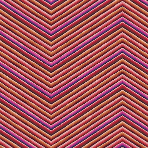 Tissu Kaffe Fassett - Chevrons Stripe - GP090 - Red