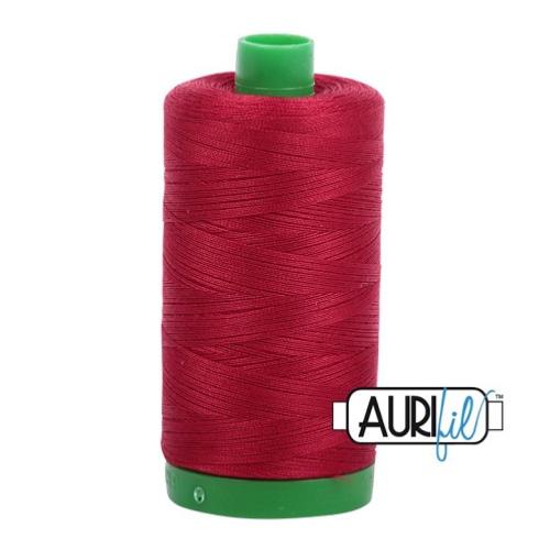 Bobine de fil à quilter AURIFIL  Rouge Foncé spécial patchwork 