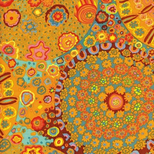 Tissu Kaffe Fassett - Millefiore - GP92 Orange