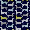  Tissu Patchwork Chiens -  Camelot  - Dog Gone It - SOLDES