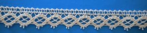 dentelle coton écru au metre