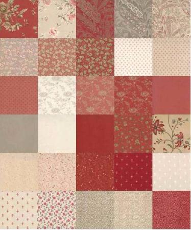 Jelly Roll Blanc au Crème - Tissus Patchwork Tons sur tons