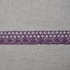 Véritable Dentelle du Puy en Coton Violet