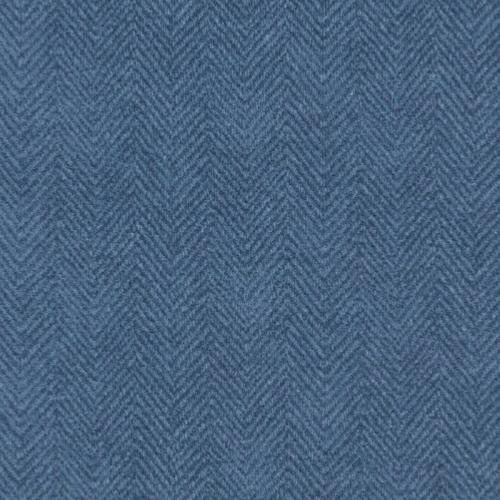 Tissu Flanelle Bonnie Sullivan - Chevrons Bleus - Maywood