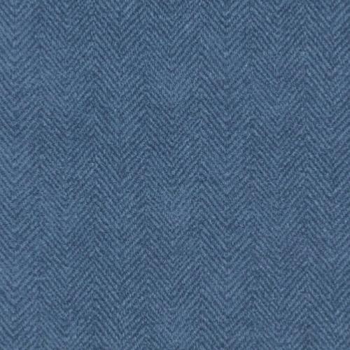 Tissu Flanelle Bonnie Sullivan - Chevrons Bleus - Maywood