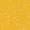 Tissu Makower Jaune - Sun Prints Pencil - Sunprints 2019