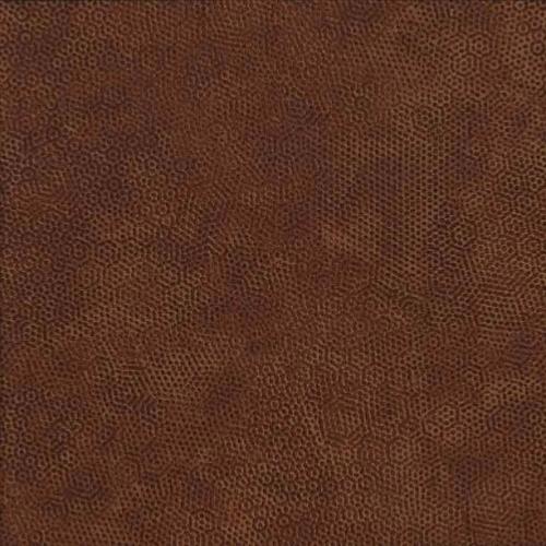 Tissu patchwork Makower Uk - Dimples Faux Uni Marron Brun