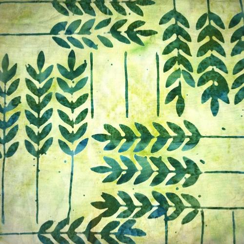  Tissu patchwork batik vert pomme - Anthology - Jacqueline's Fairytale