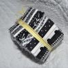 Jelly Roll  - Bandes de Tissus Patchwork noir et blanc