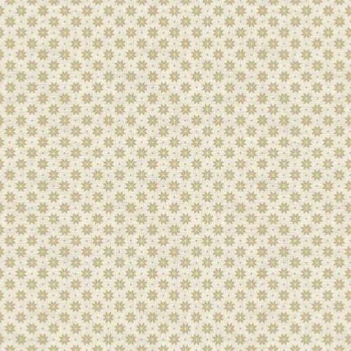 Tissu patchwork Makower ivoire Scandi - Petits motifs étoilés écrus