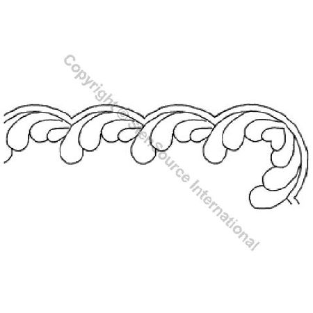  stencil  pour matellassage bordures et coins