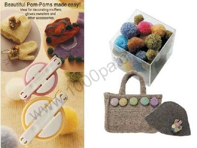 set de 2 faiseurs de pom-pom CLOVER 