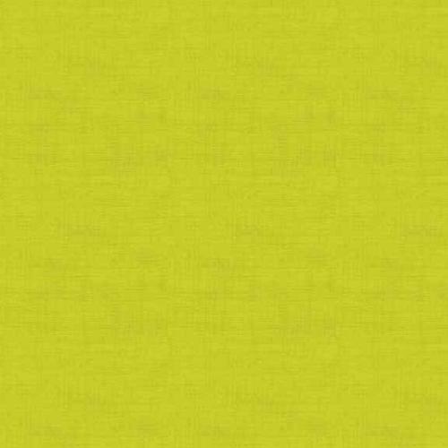 Tissu patchwork Makower -Texture lin Lime - Collection Linen