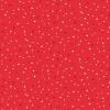 Tissu patchwork Makower Rouge - Petites étoiles Ivoire et Or - Scandi