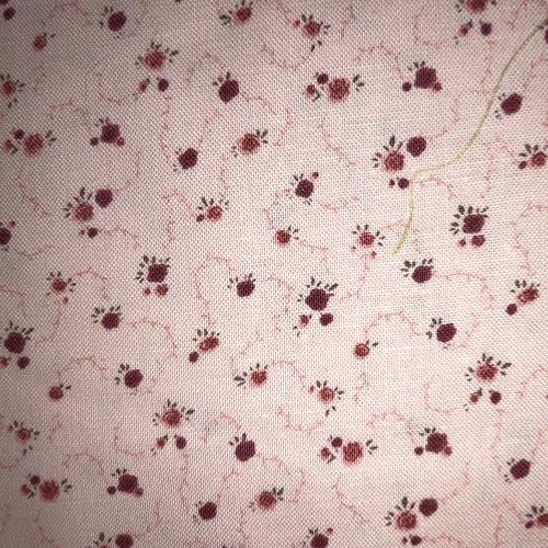 Tissu Patchwork Stof rose faux unis -
