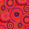 Tissu Kaffe Fassett - Abstract - GP067 Red