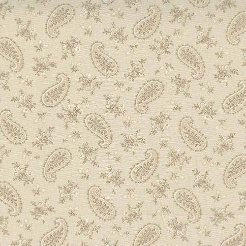  Tissu Moda French General La Vie Boheme - Marcel Paisley Pearl Oyster