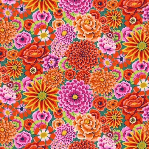 Tissu Kaffe Fassett GP172 - Enchanted Red