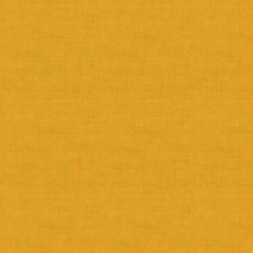 Tissu patchwork Makower Jaune -Texture lin Sunshine - New Linen