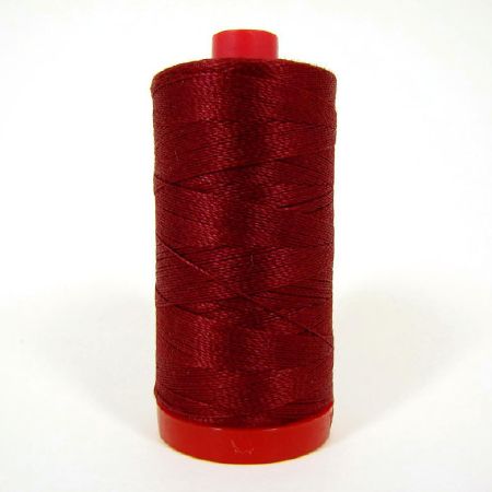 Bobine de fil AURIFIL ROUGE FONCE spécial broderie 