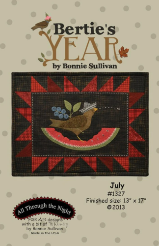  Block Of The Month - BOM Bonnie Sullivan - Bertie's Year- block 7
