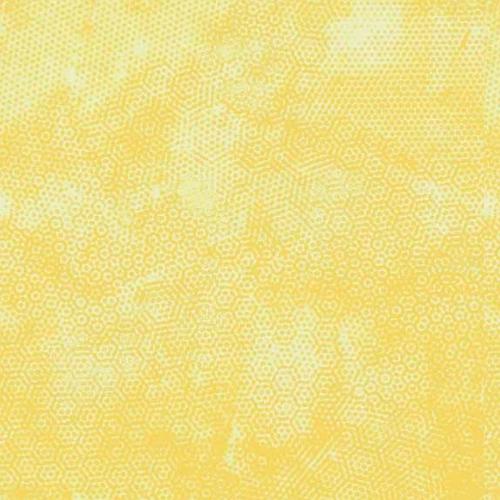 Tissu patchwork Makower Uk - Dimples Faux Uni Jaune Citron