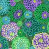 Tissu Kaffe Fassett - Flora Green - PJ111 GREE