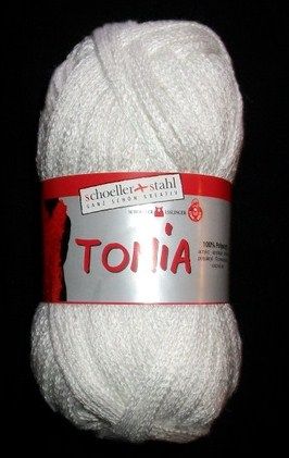  1 pelote de laine TONIA blanche