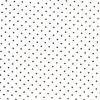 Tissu patchwork MODA petits pois noirs sur fond blanc