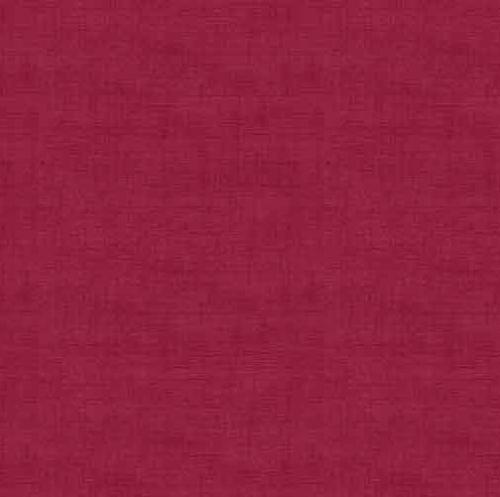 Tissu patchwork Makower -Texture lin Bordeaux - Collection Linen