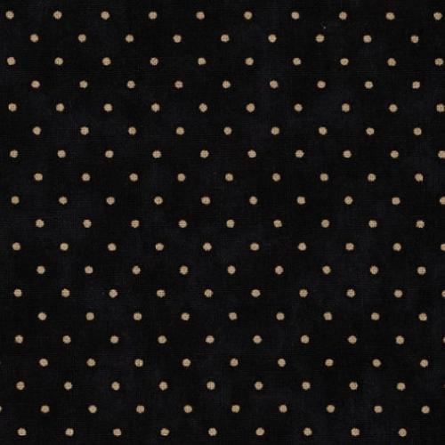 Tissu patchwork MODA petits pois écru sur fond noir