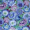 Tissu Kaffe Fassett - Poppy - PJ095 BLUE