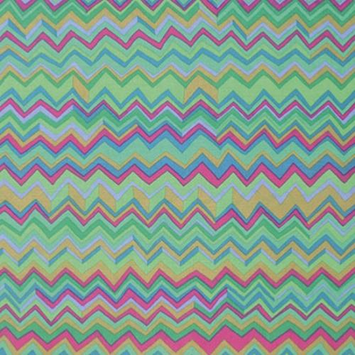 Tissu Kaffe Fassett BM053 - Zig-Zag Aqua