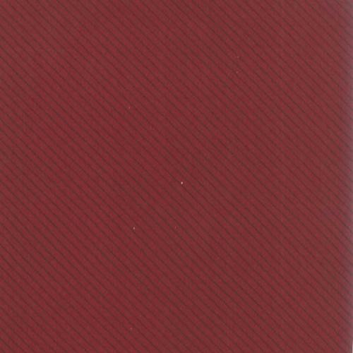 Tissu Moda Miniature Gatherings - Fines Rayures obliques sur fond rouge