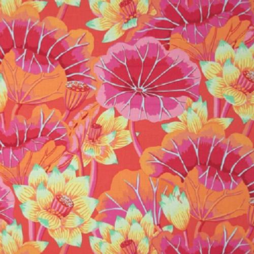 Tissu Kaffe Fassett Magenta - Lake Blossoms - GP93 