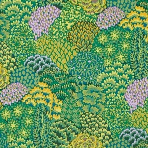 Tissu Kaffe Fassett - Oriental Trees - GP198 green