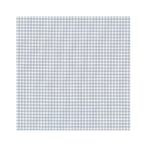 Tissu patchwork STOF country petits carreaux blanc et ciel