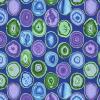 Tissu Kaffe Fassett - Geodes - PJ099 Blue