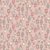 Tissu shabby- Collection Mary Rose- Tissu Patchwork Parfum Rose